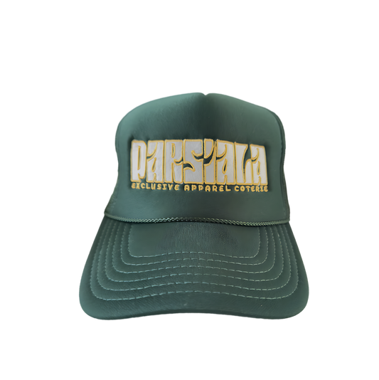 “Gold Mine” Trucker Cap - Dark Green(Unisex)