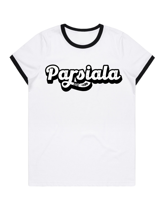 "Nostalgia" Black Ringer Tee - Signature (Womens)