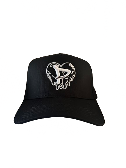 "Drip" Logo Dad Snapback Cap - Black