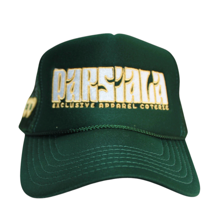“Gold Mine” Trucker Cap - Dark Green(Unisex)