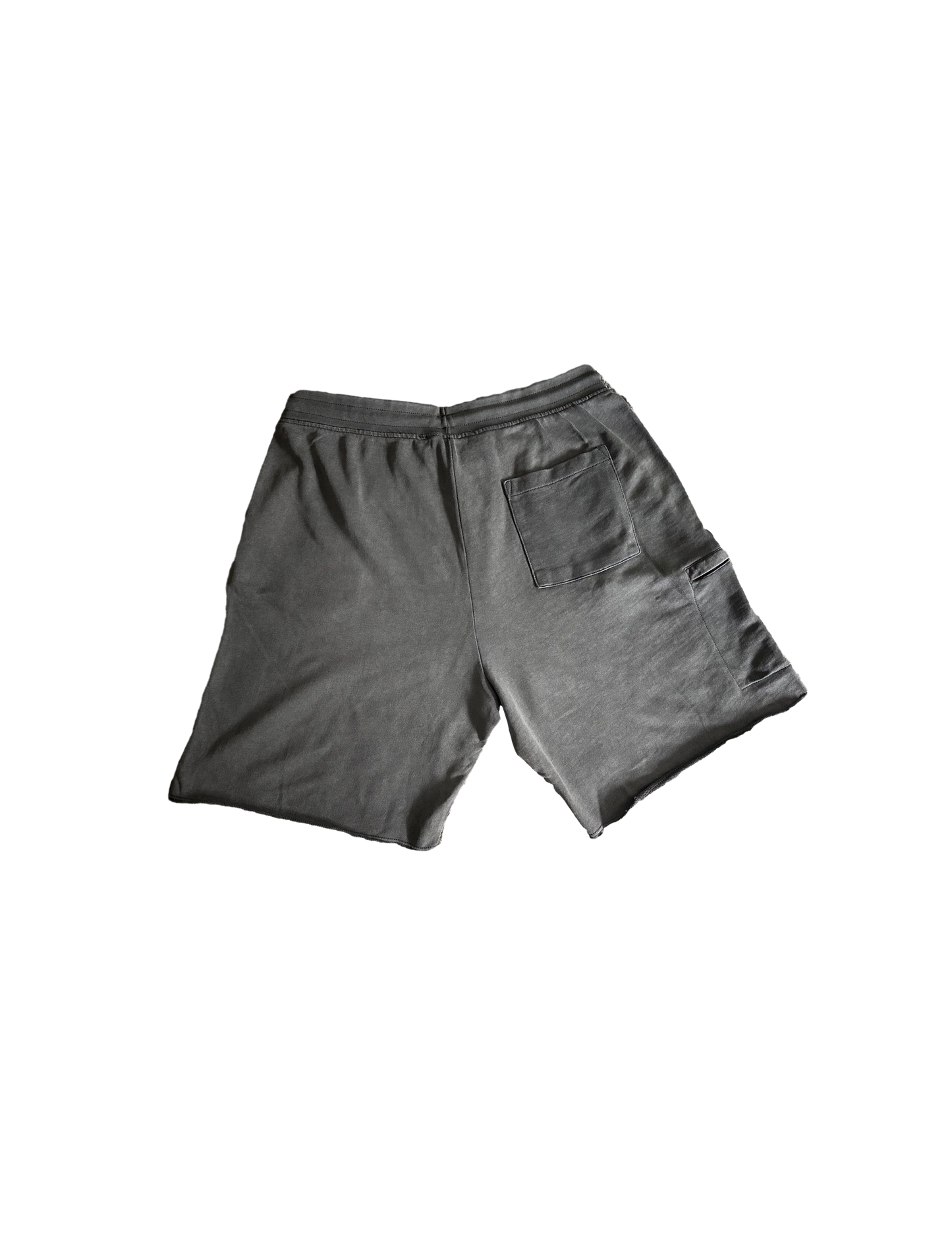 "Prestige" Gray Raw Edge Short Set - Signature (Mens)