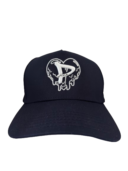 "Drip" Logo Dad Snapback Cap - Navy